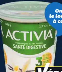 IGA ACTIVIA PROBIOTIC AND PREBIOTIC YOGURT OR DRINKABLE YOGURT offer