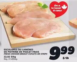 IGA FRESH CHICKEN BREAST CUTLETS OR STRIPS offer