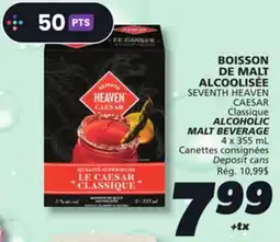 IGA SEVENTH HEAVEN CAESAR ALCOHOLIC MALT BEVERAGE offer