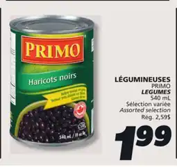 IGA PRIMO LEGUMES offer