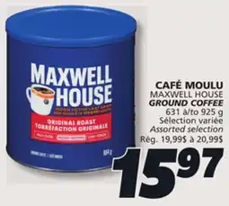 IGA MAXWELL HOUSE GROUND COFFEE offer