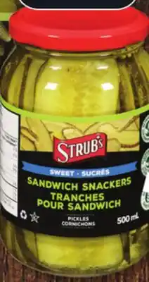IGA STRUB'S PICKLES offer