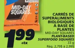 IGA MID-DAY SQUARES PLANT-BASED SUPERFOOD SQUARES offer