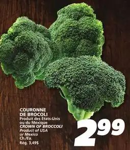 IGA CROWN OF BROCCOLI offer