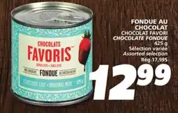 IGA CHOCOLAT FAVORI CHOCOLATE FONDUE offer