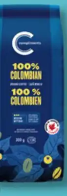 IGA COMPLIMENTS GROUND COFFEE offer