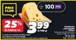 IGA JARLSBERG CHEESE offer
