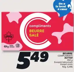 IGA COMPLIMENTS BUTTER offer