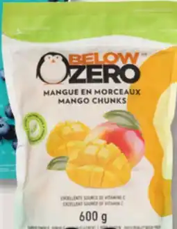 IGA BELOW ZERO FROZEN FRUITS offer