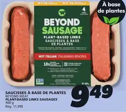 IGA BEYOND MEAT PLANT-BASED LINKS SAUSAGES offer