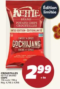 IGA KETTLE BRAND CHIPS offer