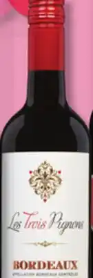 IGA LES TROIS PIGNONS RED OR WHITE WINE offer