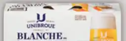 IGA UNIBROUE BLANCHE DE CHAMBLY BEER offer