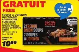 IGA BÂTON ROUGE FROZEN FRENCH ONION OR POTATO SOUPS offer