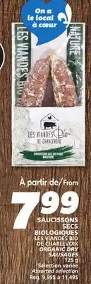 IGA ORGANIC DRY SAUSAGES offer