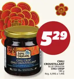 IGA BLUE DRAGON CHILI CRISP offer