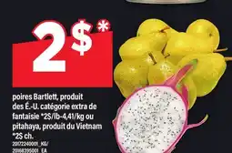 Maxi POIRES BARTLETT, PITAHAYA offer