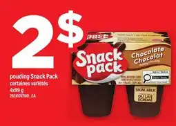 Maxi POUDING SNACK PACK offer