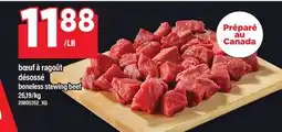 Maxi BŒUF À RAGOÛT DÉSOSSÉ | BONELESS STEWING BEEF offer