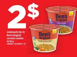 Maxi CONTENANTS DE RIZ BEN'S ORIGINAL, 62/68 g offer