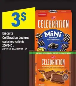 Maxi BISCUITS CÉLÉBRATION LECLERC, 200/240 G offer