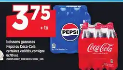 Maxi BOISSONS GAZEUSES PEPSI OU COCA-COLA offer