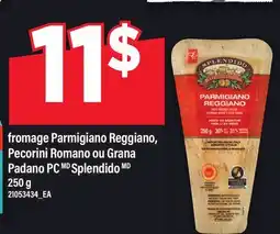 Maxi FROMAGE PARMIGIANO REGGIANO, PECORINI ROMANO OU GRANA PADANO PC SPLENDIDO offer