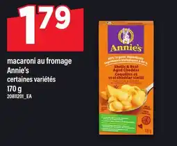 Maxi MACARONI AU FROMAGE ANNIE'S offer