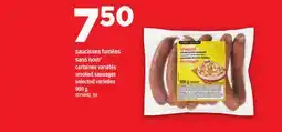 Maxi SAUCISSES FUMÉES SANS NOM | SMOKED SAUSAGES offer
