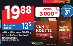 Maxi CAFÉ TORRÉFIÉ ET MOULU, 640-908 G OU CAPSULES, 30 UN. VAN HOUTTE offer