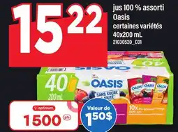 Maxi JUS 100 % ASSORTI OASIS offer