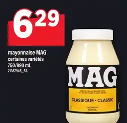 Maxi MAYONNAISE MAG, 750/890 ML offer