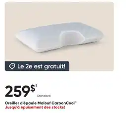 Dormez Vous Oreiller d'épaule Malouf CarbonCool offer