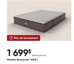 Dormez Vous Matelas Beautyrest MOD 1 offer