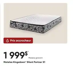 Dormez Vous Matelas Kingsdown Silent Partner X1 offer
