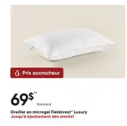 Dormez Vous Oreiller en microgel Fieldcrest Luxury offer