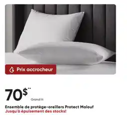 Dormez Vous Ensemble de protège-oreillers Protect Malouf offer
