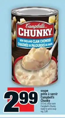 Super C soupe prête à servir Campbell's Chunky | Campbell's Chunky ready to serve soup offer