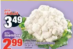 Super C chou-fleur | cauliflower offer