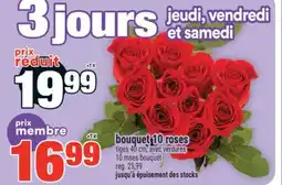 Super C BOUQUET 10 ROSES | 10 ROSES BOUQUET offer