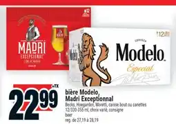 Super C bière Modelo, Madri Exceptionnal | beer offer