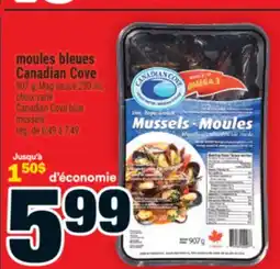 Super C moules bleues CanadianCove |Canadian Cove blue mussels offer