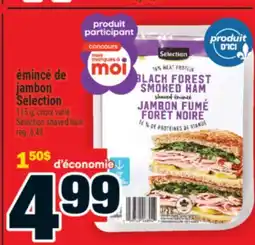 Super C Émincé de jambon Selection | Selection shaved ham offer