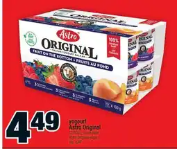 Super C yogourt AstroOriginal | AstroOriginal yogurt offer