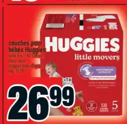 Super C couches pour bébés Huggies | Huggies baby diapers offer