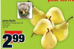 Super C poires Rocha | Rocha pears offer