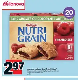 Super C barres de céréales NutriGrain Kellogg's | Kellogg's NutriGrain acereal bars offer