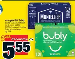 Super C Eau gazéifié Bubly | Bubly carbonated water offer