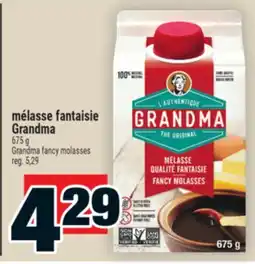 Super C Mélasse fantaisie Grandma | Grandma fancy molasses offer
