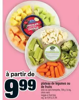 Super C plateau de légumes ou de fruits | veggie or fruit tray offer